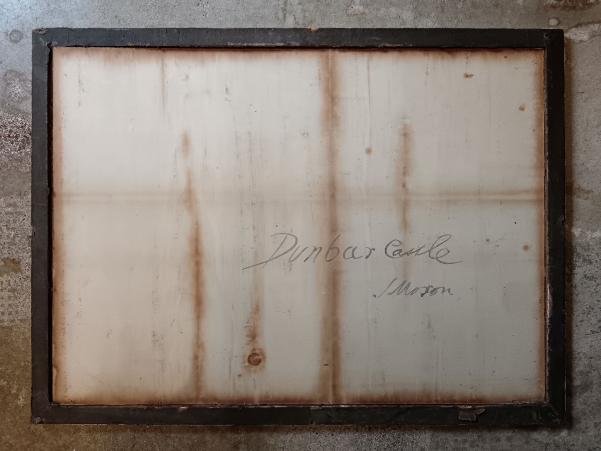 Large Antique Scottish Coastal Watercolour 